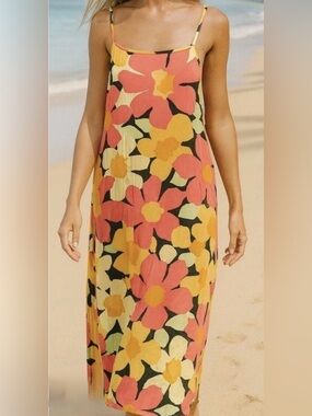 Billabong Weekend Waves
Floral Print Midi Slip Dress
Surfer Style Boho
Medium